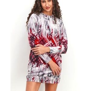 JUICY Couture   Velvet  Shift Puff Sleeve‎ Dress,